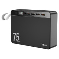 Зовнішній акумулятор HOCO J94 Overlord 22.5W fully compatible power bank(75000mAh) Black (Цвет 7073), Атикул k23965 |  купить на VILKI.NET - фото № 1