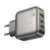 Мережевий зарядний пристрій BOROFONE BAS56A Absolute PD45W(2C1A) charger(EU) Black (7073)- № 3