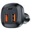 Автомобільний зарядний пристрій ACEFAST B9 66W(2USB-A+USB-C) three port metal car charger (AFB9) - зображення 2