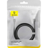 Кабель Baseus Pudding Series Fast Charging Cable Type-C to Type-C 100W 1.2m Cluster Black (Колір Cluster Black) - фото № 2