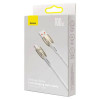 Кабель Baseus Glimmer Series Fast Charging Data Cable USB to Type-c 100W 1m White (Білий)- № 2