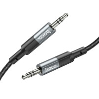 Аудіокабель HOCO UPA23 AUX audio cable Metal Gray (Цвет Metal Gray) - фото № 2