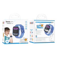 Дитячий cмарт-годинник Hoco Y101 4G children smart watch Blue (Колір Blue) - фото № 5