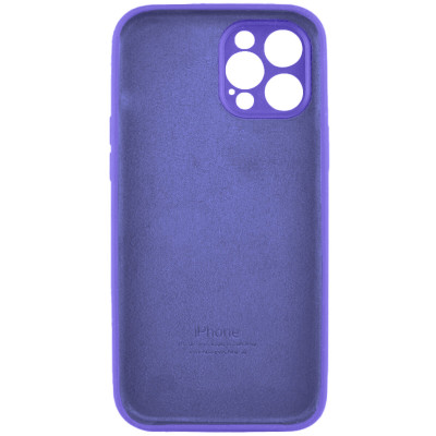 Чохол для смартфона Silicone Full Case AA Camera Protect for Apple iPhone 12 Pro Max 22,Dark Purple - изображение 2