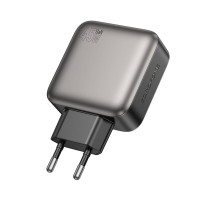 Мережевий зарядний пристрій BOROFONE BAS56A Absolute PD45W(2C1A) charger(EU) Black