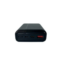 Зовнішній акумулятор Mibrand No Logo 20000mAh Black Bulk(No box) (Колір Черный) - фото № 3