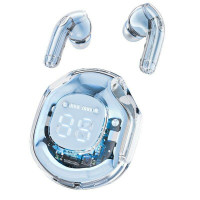 Бездротові навушники ACEFAST T8 Crystal color (2) bluetooth earbuds Ice Blue (Колір Ice Blue) - фото № 2