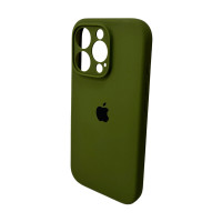 Чохол для смартфона Silicone Full Case AA Camera Protect for Apple iPhone 16 Pro 29,Army Green (Колір Army-Green) - фото № 4