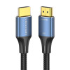 Кабель Vention Cotton Braided HDMI-A Male to Male HD v2.1 Cable 8K 5M Blue Aluminum Alloy Type (ALGLJ) (Синий)- № 3