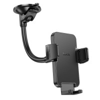 Автотримач для телефона HOCO H38 Cheetah car holder(windshield) Black (Цвет 7073) - фото № 4
