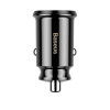 Автомобильное зарядное устройство пристрій Baseus Grain Car Charger 3.1A Black (CCALL-ML01) - изображение 2