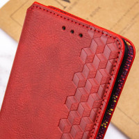 Чохол-книжка для смартфона Rubic Leather for Samsung Galaxy A25 Red (Колір 30786) - фото № 5