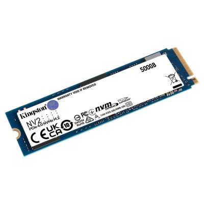 SSD M.2 Kingston NV2 500 ГБ NVMe 2280 PCIe 4.0 x4 3D NAND (SNV2S/500G) - зображення 2