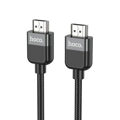 Кабель HOCO US09 Cutting-edge HDTV 2.0 male-to-male 4K HD data cable(L=2M) Black - зображення 1