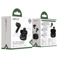 Бездротові навушники ACEFAST W1 Active Noise Cancelling true wireless earbuds Black (Цвет 7073) - фото № 2