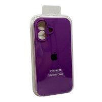 Чохол для смартфона Silicone Full Case AA Camera Protect for Apple iPhone 16 19,Purple (Колір Фиолетовый) - фото № 2
