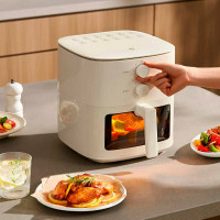 Мультипіч (аерогриль) Xiaomi Mi Home Air Fryer N1 5L (MAF11) White (Китайська вилка) (Цвет Білий) - фото № 6