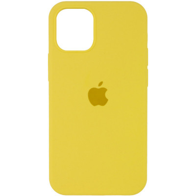 Чохол для смартфона Silicone Full Case AA Open Cam for Apple iPhone 12 Pro 56,Sunny Yellow - изображение 1