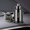 Автомобильное зарядное устройство пристрій Baseus Grain Car Charger 3.1A Black (CCALL-ML01)