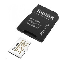 Карта пам'яті microSDHC (UHS-1 U3) SanDisk Max Endurance 32Gb class 10 V30 (100Mb/s) (adapterSD)  - фото № 2