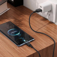 Кабель HOCO X90 Cool silicone charging data cable for Type-C Black (Цвет 7073) - фото № 5