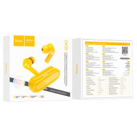 Бездротові навушники HOCO EW39 Bright true wireless ENC BT headset Yellow (Цвет 30797) - фото № 2