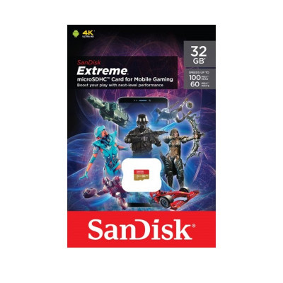 microSDHC (UHS-1 U3) SanDisk Extreme A1 32Gb Class 10 V30 (R100Mb/s, W60Mb/s) - изображение 3
