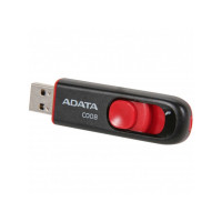 Флеш-накопичувач A-DATA USB 2.0 C008 16Gb Black/Red (Колір Черный) - фото № 3