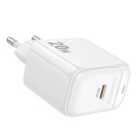Мережевий зарядний пристрій BOROFONE BAS43A Potential single-port PD20W charger(EU) White (Колір Белый) - фото № 4