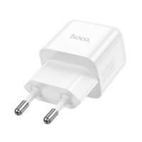 Мережевий зарядний пристрій HOCO N32 Glory PD30W single port charger (EU) White