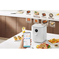 Мультипіч (аерофритюрниця) Mijia Smart Air Fryer 4,5L + (перехідник на EU розетку) (Колір 7068) - фото № 8