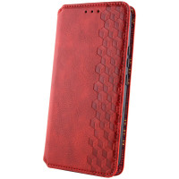Чохол-книжка для смартфона Rubic Leather for Xiaomi Redmi Note 13 4G Red (Колір 30786) - фото № 3