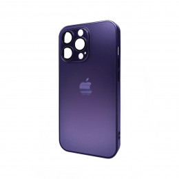 Чохол для смартфона AG Glass Matt Frame Color Logo for Apple iPhone 13 Pro Deep Purple