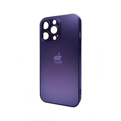Чохол для смартфона AG Glass Matt Frame Color Logo for Apple iPhone 13 Pro Deep Purple (AGMattFrameiP13PPurple) - зображення 1