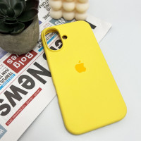 Чохол для смартфона Silicone Full Case AA Open Cam for Apple iPhone 16 4,Yellow (Цвет 30797) - фото № 4