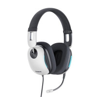 Бездротові навушники Baseus GoPlay 1 Max Gaming Wired Headphones OS Moon White (Цвет Moon-White) - фото № 3
