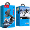 Автотримач для телефона HOCO CA76 Touareg one-touch center console car holder Black - № 2