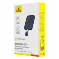 Бездротовий зарядний пристрій Baseus MagPro Magnetic Wireless Charger for E-Watch 2.5W Cosmic Black (Колір 7073) - фото № 2