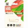 Flash Mibrand USB 2.0 Irbis 4Gb Silver - зображення 2