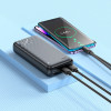 Зовнішній акумулятор HOCO J123A Element power bank(20000mAh) Black (Черный)- № 6