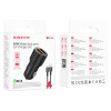 Автомобільний зарядний пристрій BOROFONE BZ19B Wisdom 36W dual port QC3.0 car charger set(Micro) Black (Черный)- № 4
