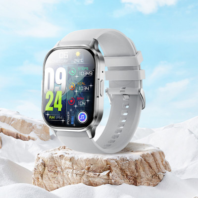 Смарт-годинник Borofone BD8 AMOLED Smart sports watch(call version) Bright Silver - зображення 2