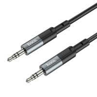 Аудіокабель HOCO UPA23 AUX audio cable Metal Gray (Цвет Metal Gray) - фото № 3