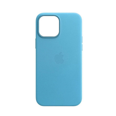 Чохол для смартфона Leather AAA Full Magsafe IC for iPhone 15 Sky Blue - изображение 1