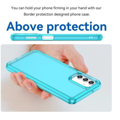 Чохол для смартфона Cosmic Clear Color 2 mm for Samsung Galaxy A13 4G Transparent Blue (ClearColorA13TrBlue) - изображение 4
