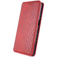 Чохол-книжка для смартфона Rubic Leather for Samsung Galaxy A25 Red (Колір 30786) - фото № 3