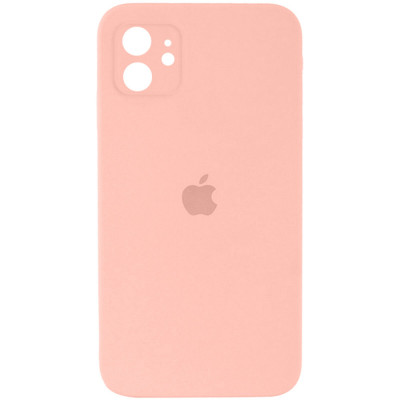 Чохол для смартфона Silicone Full Case AA Camera Protect for Apple iPhone 11 кругл 37,Grapefruit - изображение 1