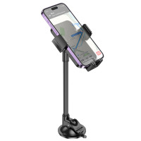 Автотримач для телефона HOCO H38 Cheetah car holder(windshield) Black (Цвет 7073) - фото № 5