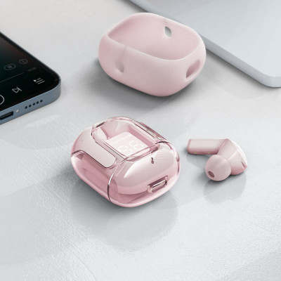 Навушники ACEFAST T6 True wireless stereo headset Pink Lotus - зображення 3