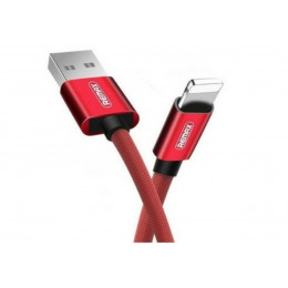 Кабель Remax Fabric Data Cable Lightning RC-091 2.1A 1m  Red